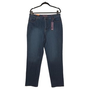 GLORIA VANDERBILT Slimming Amanda Tapered Leg Heritage Fit Classic Jeans 16 NWT